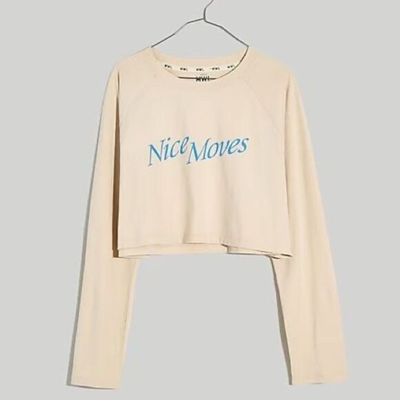 MWL | "Nice Moves" Graphic Tee Cropped Top - Picture 2 of 6